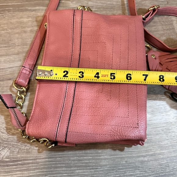🌸Steve Madden Blush Mauve Crossbody Purse with Gold Spike Accents🌸 - Picture 5 of 16